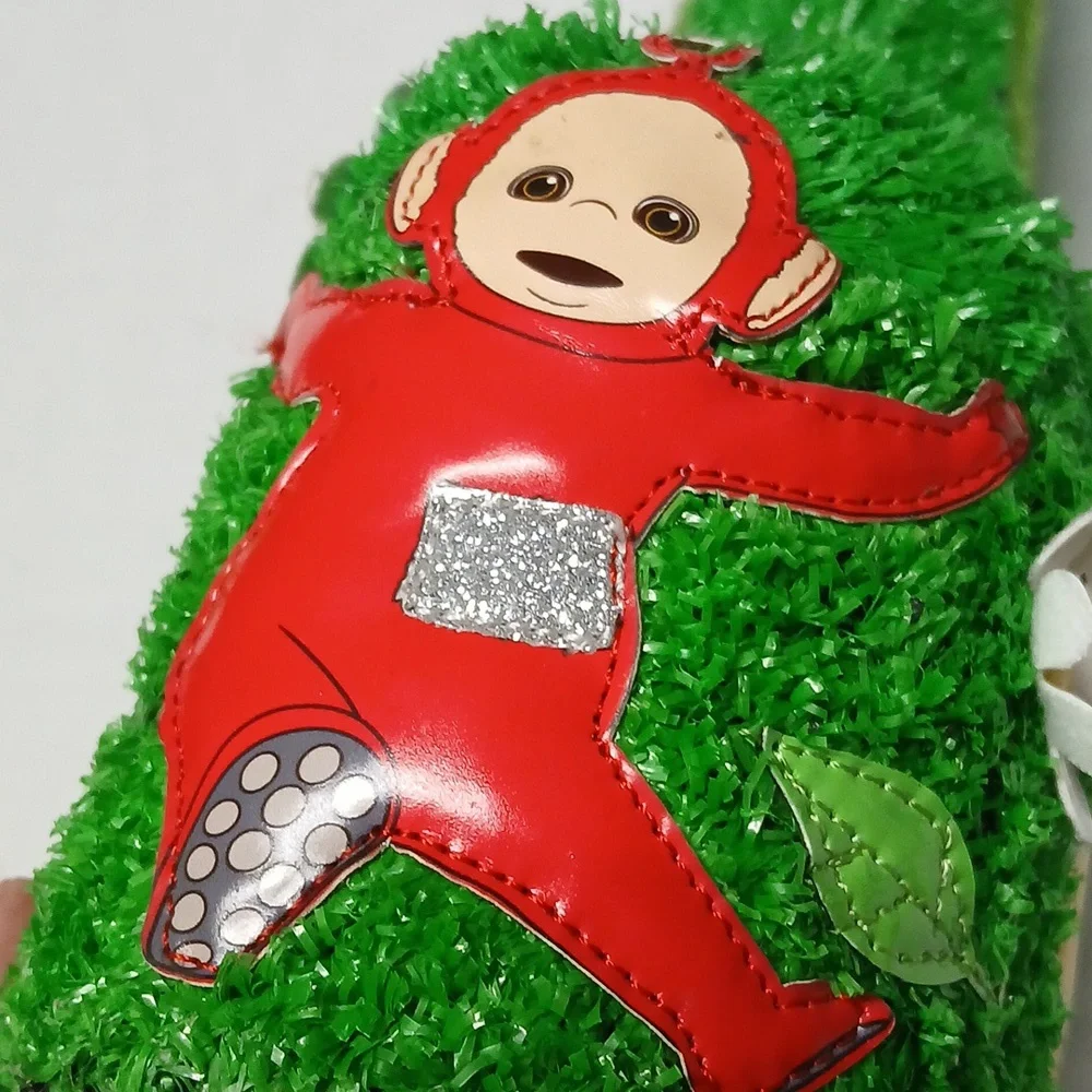 Dolls Kill x Teletubbies Platform Boots Multicolor Fur & Turf Kawaii RARE Size 6 - Picture 13 of 16